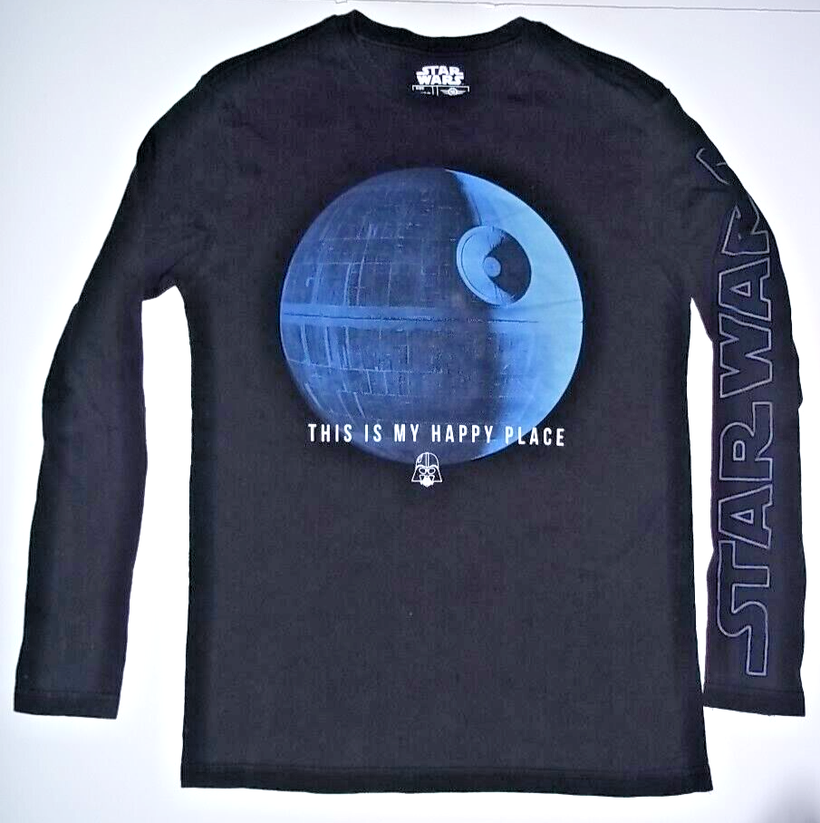 Star Wars "This Is My Happy Place" Adult Small Long-Sleeve T-Shirt