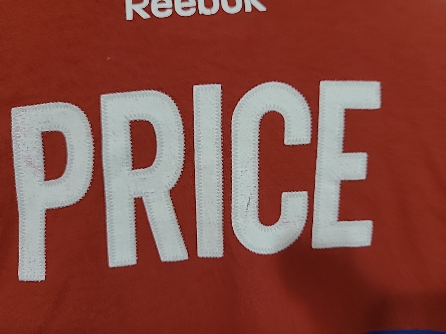 Montreal Canadiens #31 Carey Price Mens x-Large T-shirt by Reebok -Tiny Hole