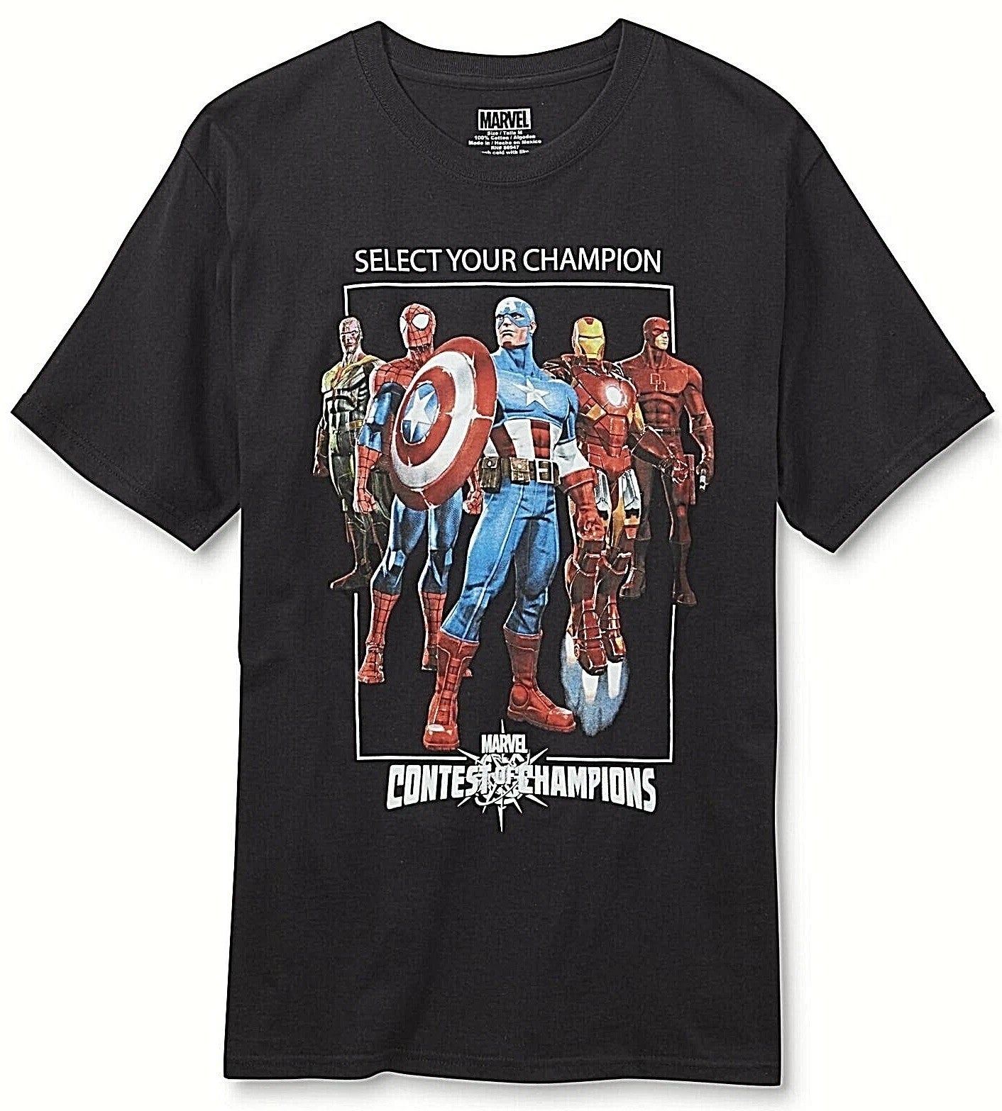 Marvel: Contest of Champions "Select Your Champion" Mens Small Unisex T-Shirt