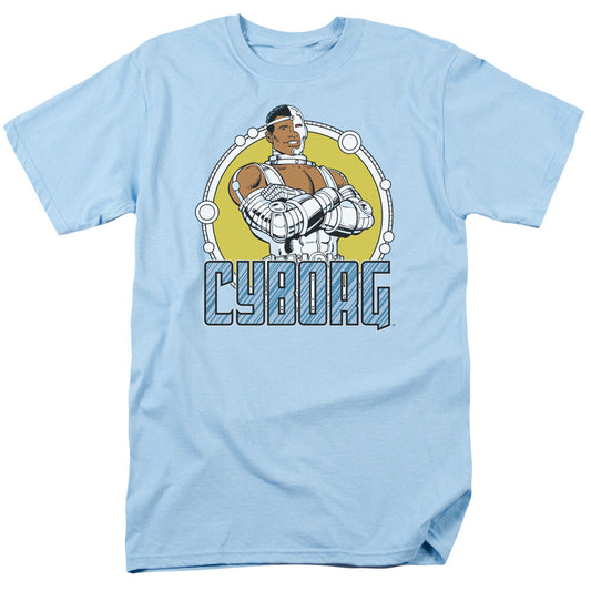 DC Comics, Classic "Cyborg" Geroge Perez Mens Unisex T-Shirt, Available Sm to 5x