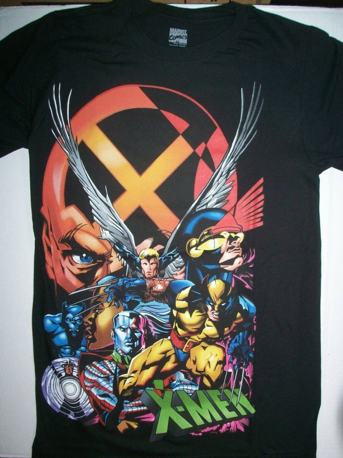 Marvel The Uncanny X-MEN "1980s Blue Team Mens Small Unisex T-Shirt -new