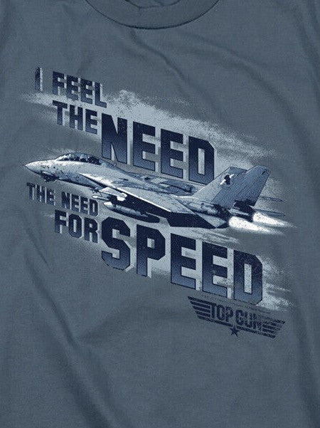 Top Gun "Need For Speed, Flyover" Mens Unisex T-Shirt, Available Sm to 3x - new