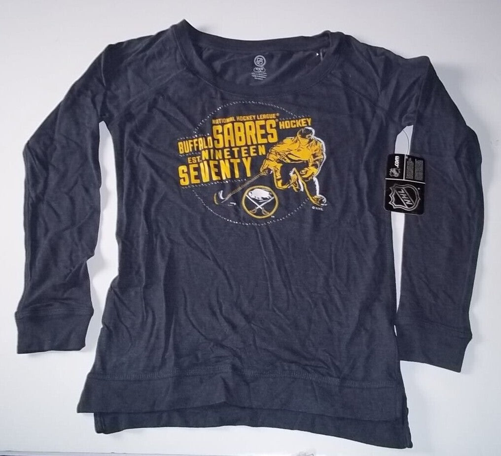 Ladies NHL Buffalo Sabres  Long-Sleeve T-Shirt - Size S & M - New Old Stock