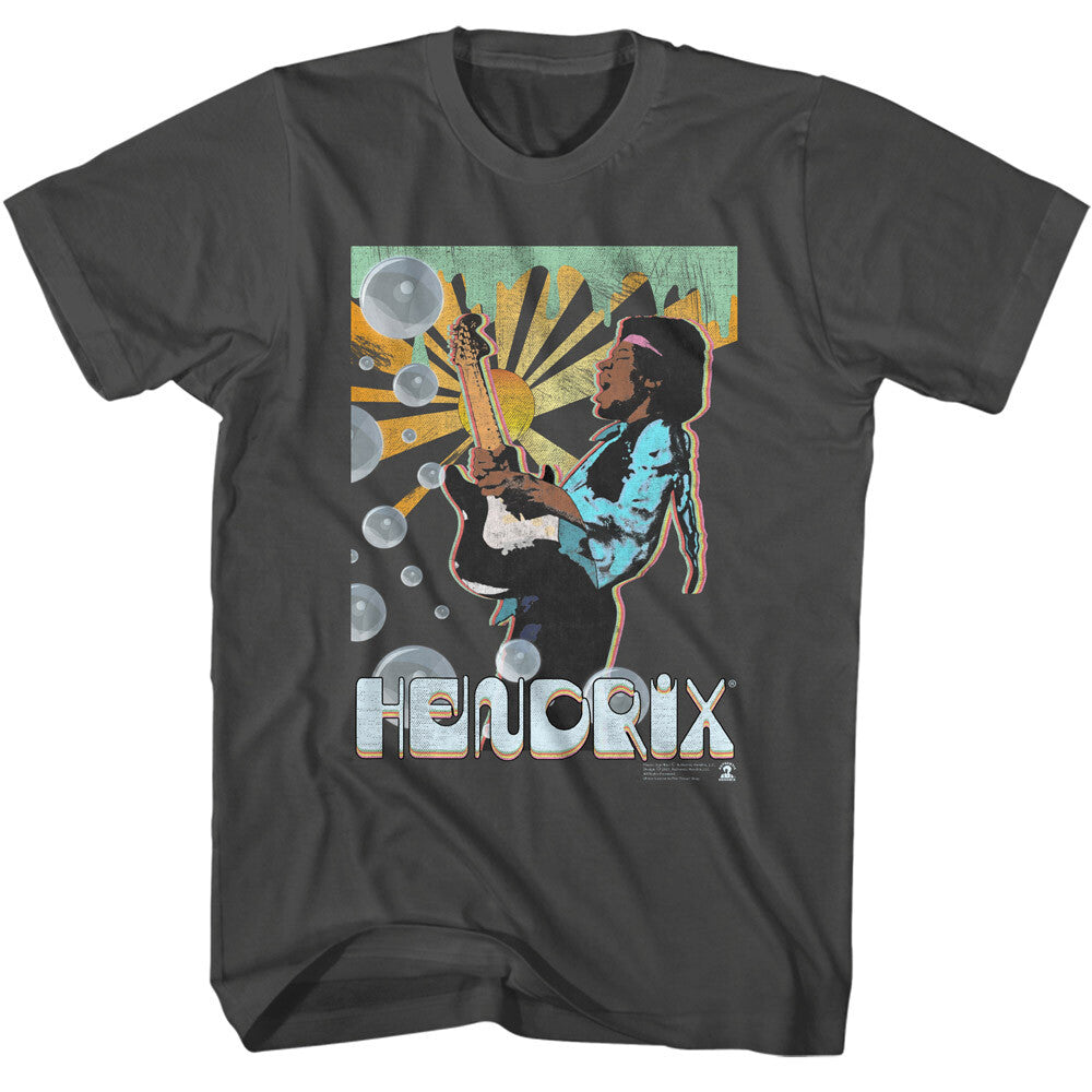 JIMI HENDRIX "Bubbles"  Mens Unisex T-Shirt - Available in Sm to 2x