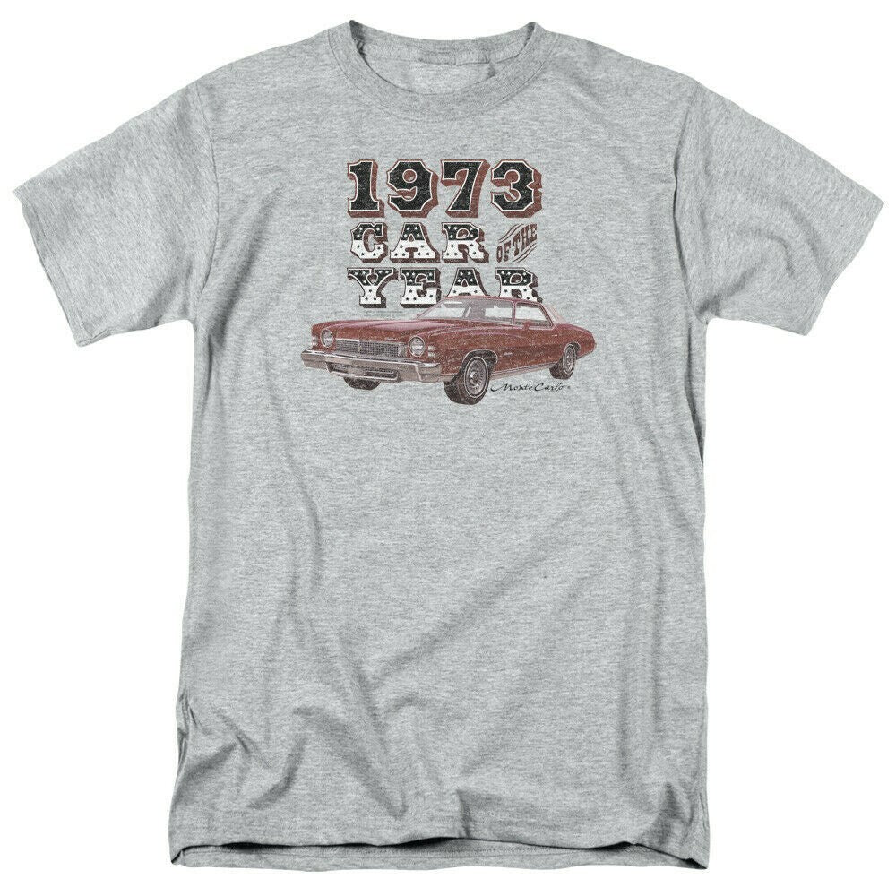 Chevrolet Monte Carlo "1973 Car of the Year" Mens T-shirt -Available Sm to 5x