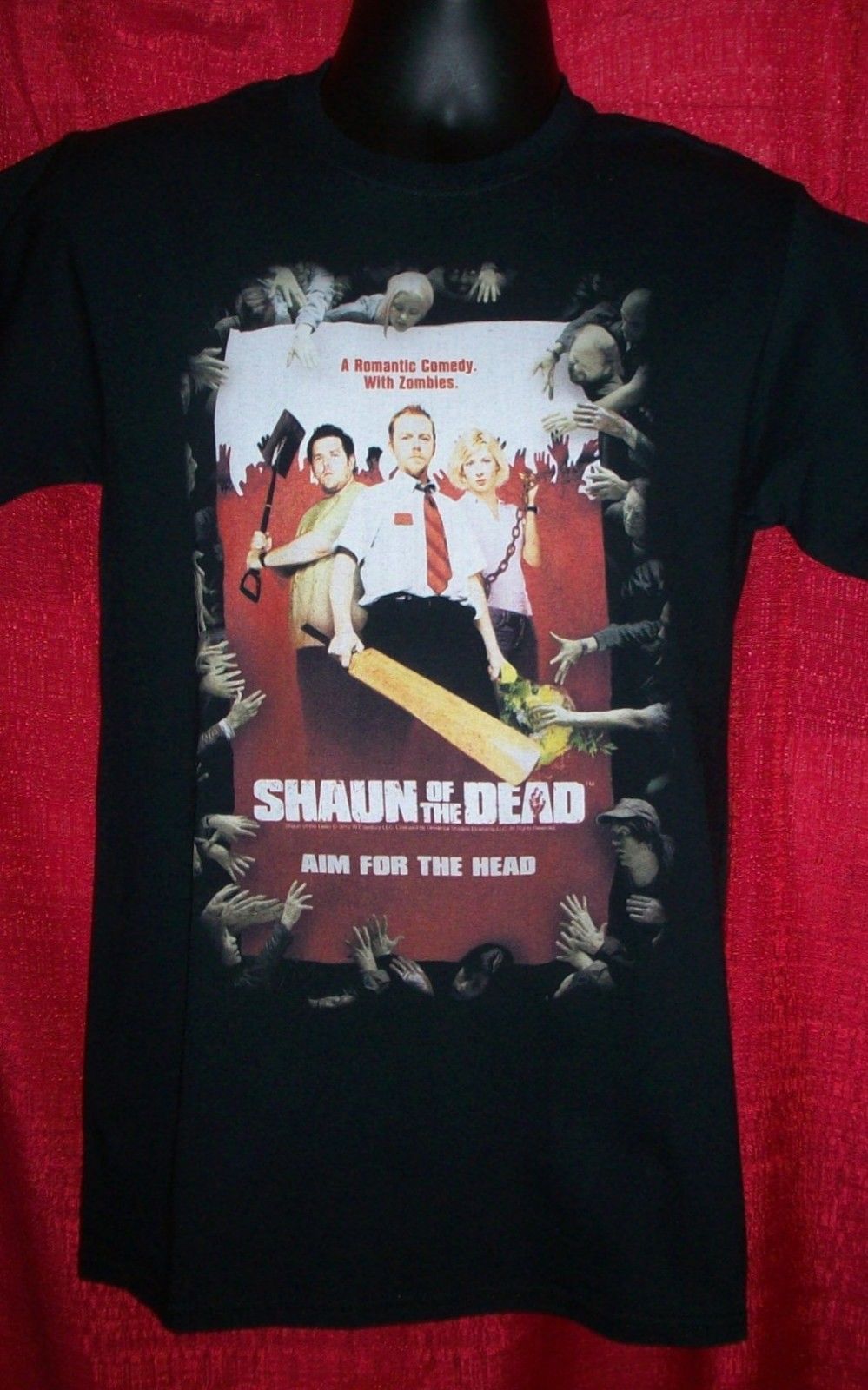 Shaun of the Dead "Bash Em in the Head" Men's Unisex T-Shirt -Available Sm to 3x