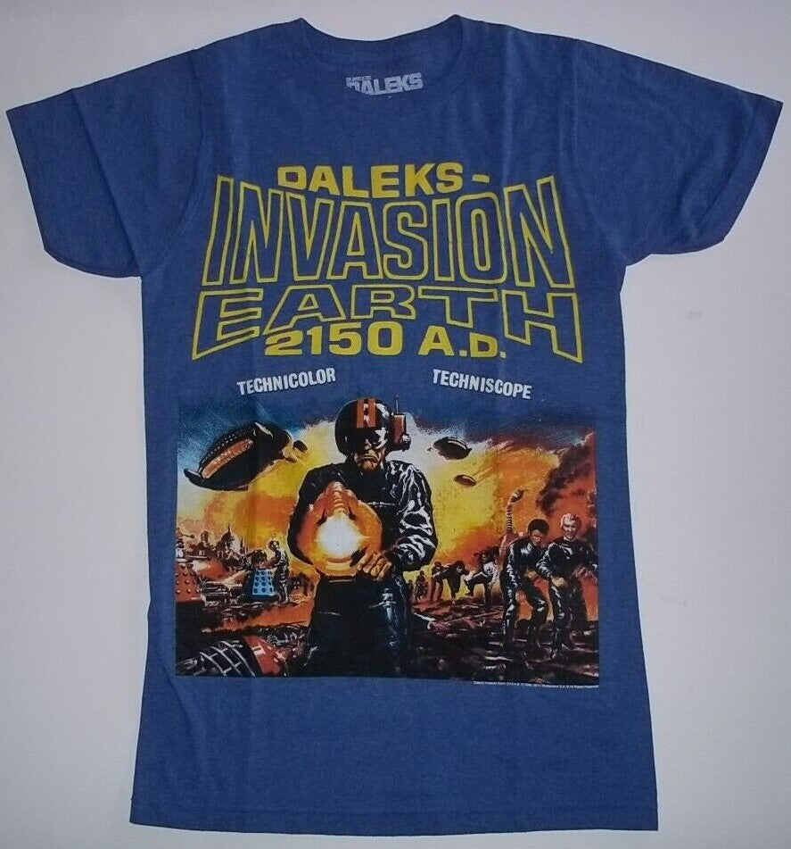 DALEKS Invasion Earth 2150 A.D.  Mens Unisex T-Shirt -Available Sm 