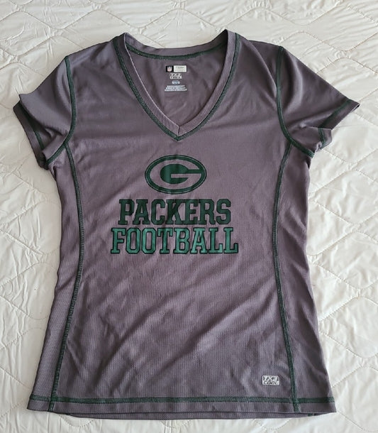 NFL Green Bay Packers "Football" Womens Medium T-Shirt Jersey