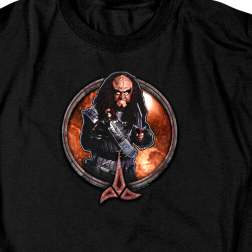 Star Trek: TNG Gowron "Klingon Chancellor" Mens T-Shirt. Available Sm to 5x