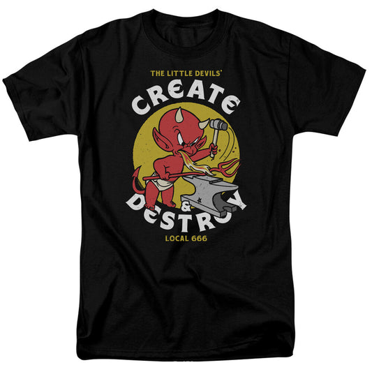 Hot Stuff Create & Destroy Local 666 Adult Unisex T-shirt -Available S to 5x new