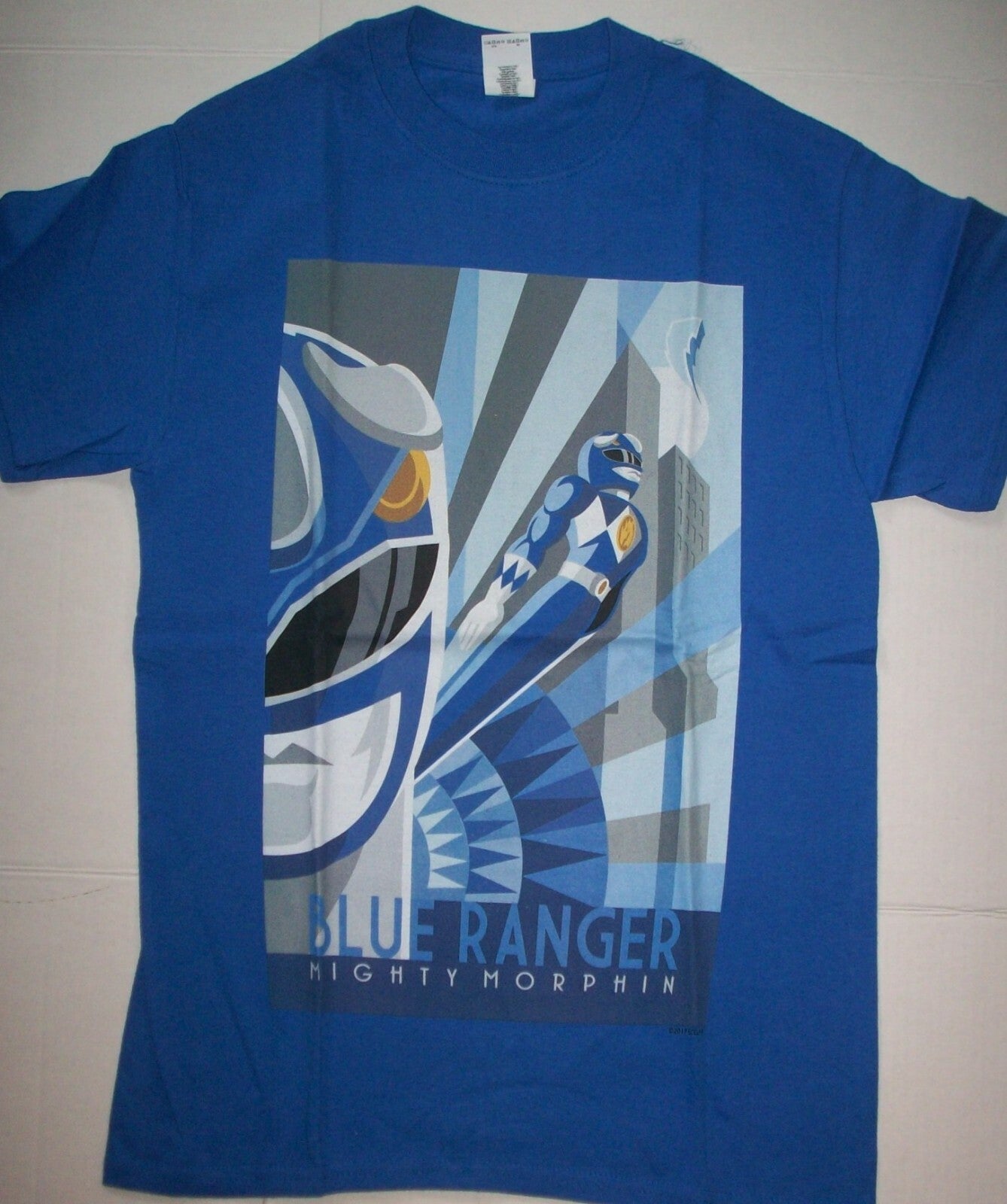 Mighty Morphin Power Rangers, Blue Ranger Mens Unisex T-Shirt Available Sm to 5x