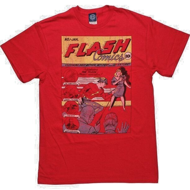 The Flash No. 1 (Carmine Infantino) Mens Small Unisex T-Shirt -new old stock