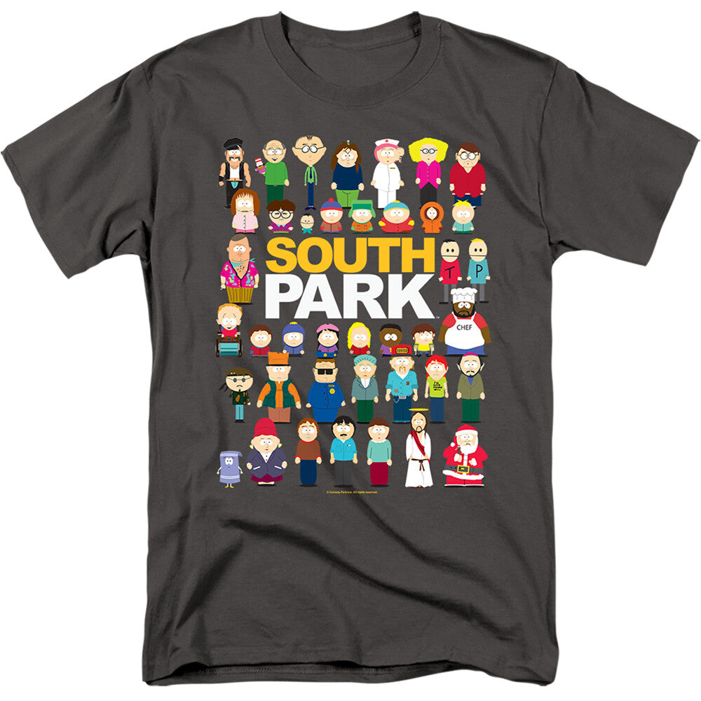 South Park, "Full Cast" Mens Unisex T-Shirt Available Sm to 5x -New