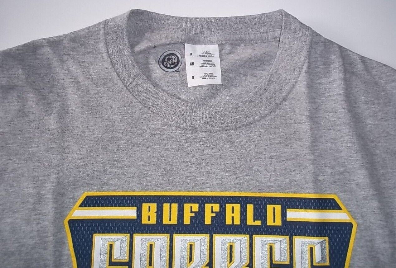 NHL Buffalo Sabres Athletic Grey Adult Unisex T-Shirt - Size S, M, L - New