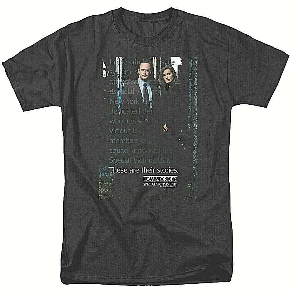 Law and Order, Special Victim Unit Mens Adult Unisex T-Shirt -Available Sm to 5x