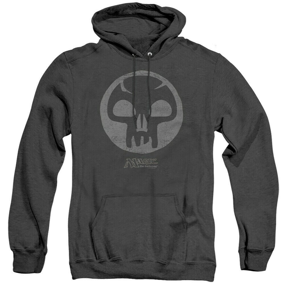 Magic the Gathering "Black Symbol" Mens Unisex Pull-Over Hoodie - Sm to 3x