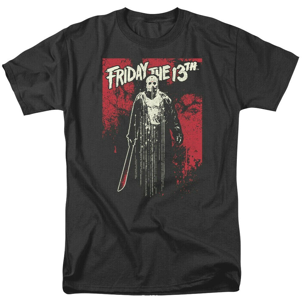 Friday the 13th, "Jason, Blood Splatter" Mens Unisex T-Shirt Available Sm to 5x