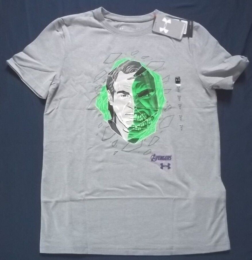 Marvel Avengers Hulk, Under Armour  Men's  S-L Unisex T-Shirt - New Old Stock