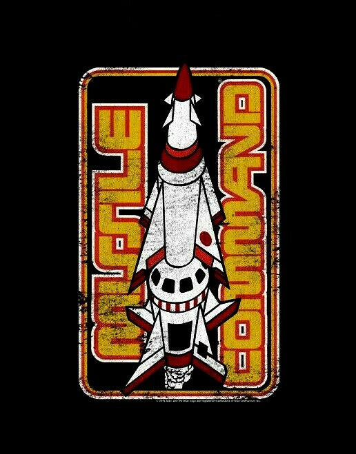 Atari Games "Missile Command" Mens Unisex T-shirt -Available in Sm to 3x -new