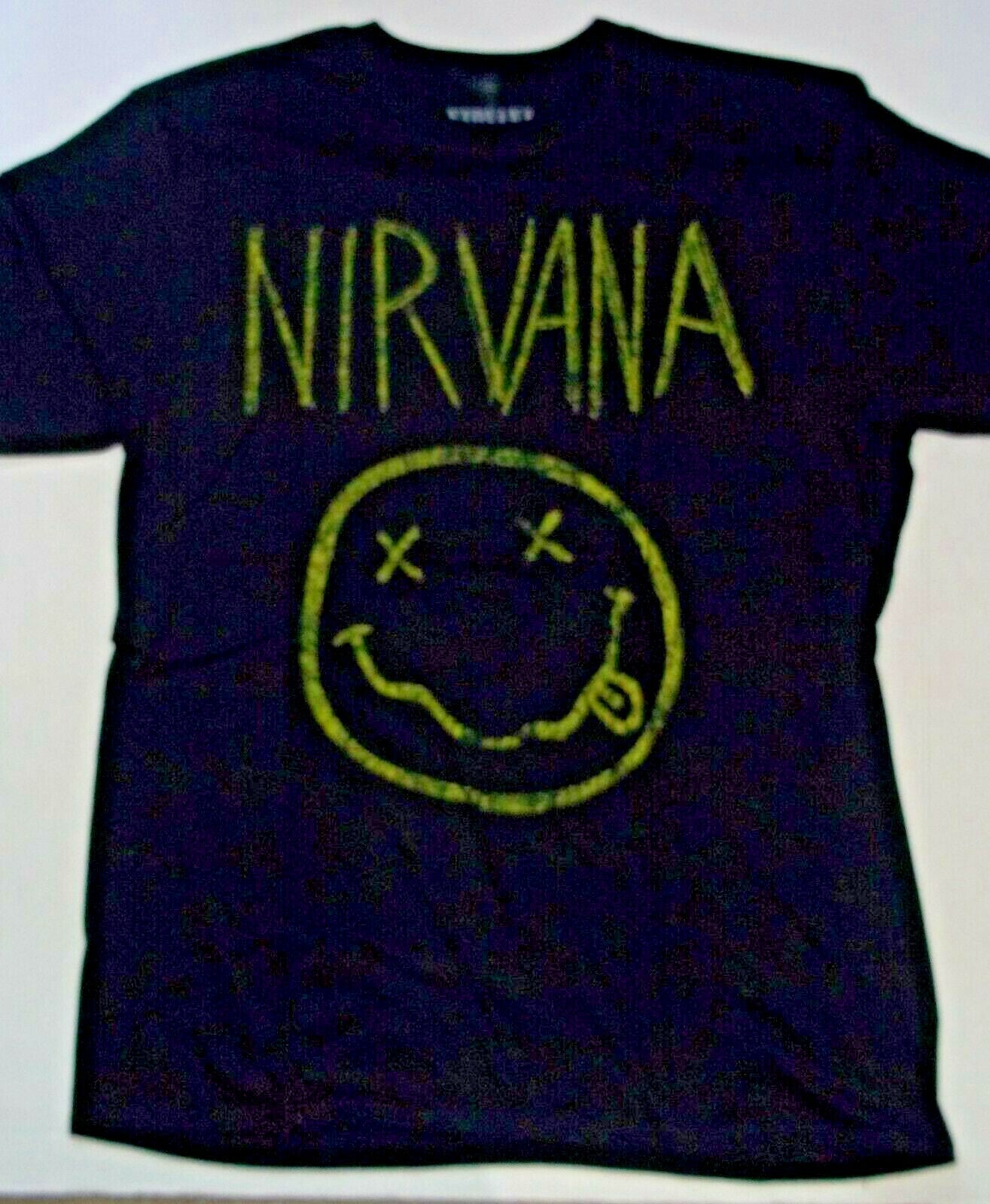 NIRVANA "Smiley Album Cover" Mens  Adult Unisex xL T-Shirt - New 