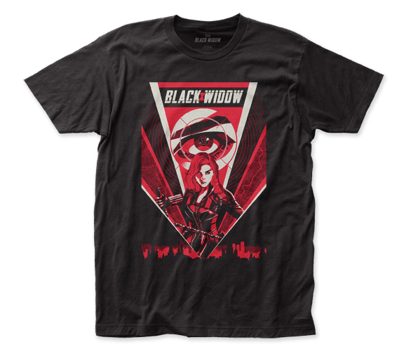 Marvel, Black Widow "4 Color Poster" Men's Unisex T-shirt -available sm to 3x