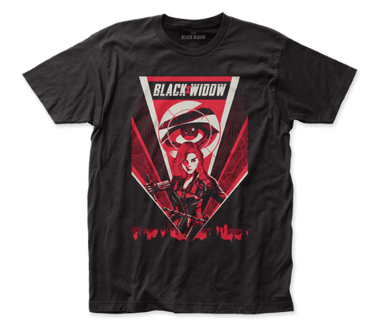 Marvel, Black Widow "4 Color Poster" Men's Unisex T-shirt -available sm to 3x