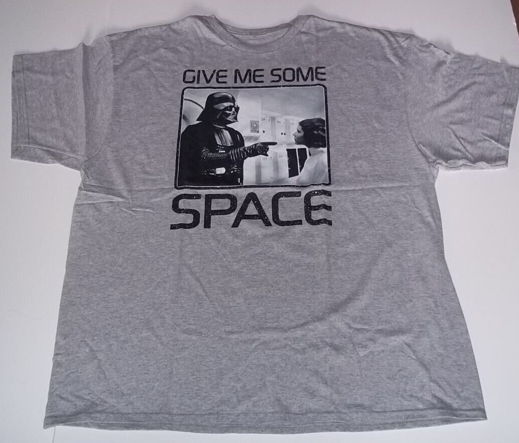 Star Wars Darth Vader "Give Me Some Space" 2XL Adult Unisex T-Shirt - NOS