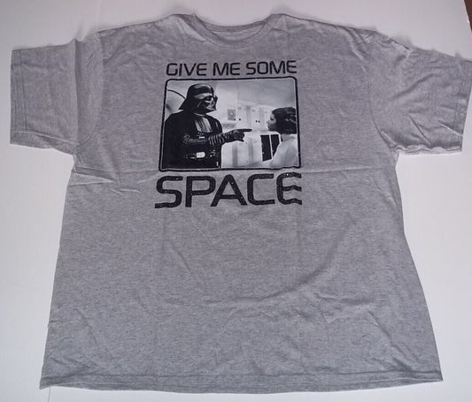 Star Wars Darth Vader "Give Me Some Space" 2XL Adult Unisex T-Shirt - NOS