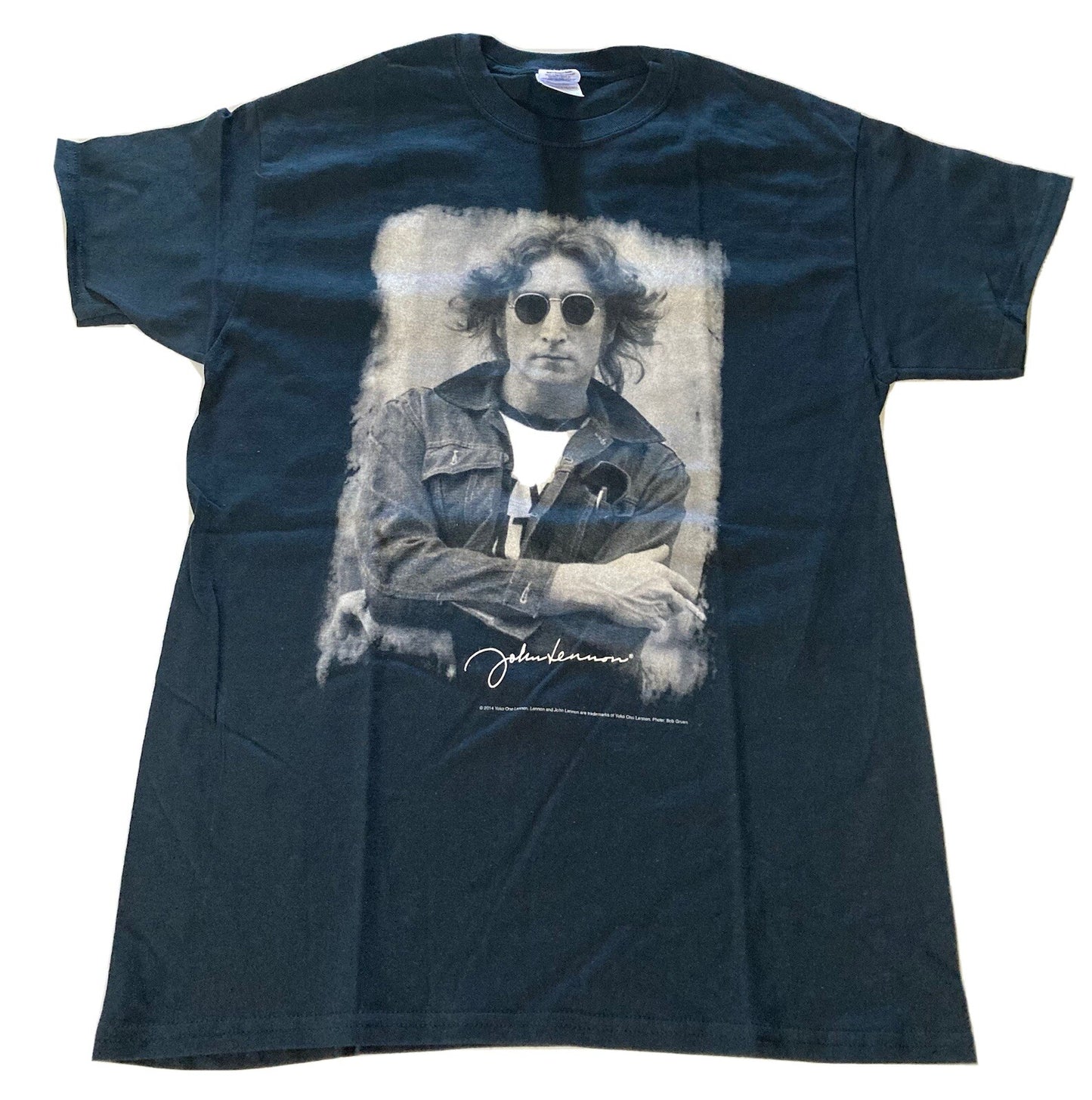 John Lennon 'GIve Peace A Chance" Mens Unisex Medium T-Shirt - New