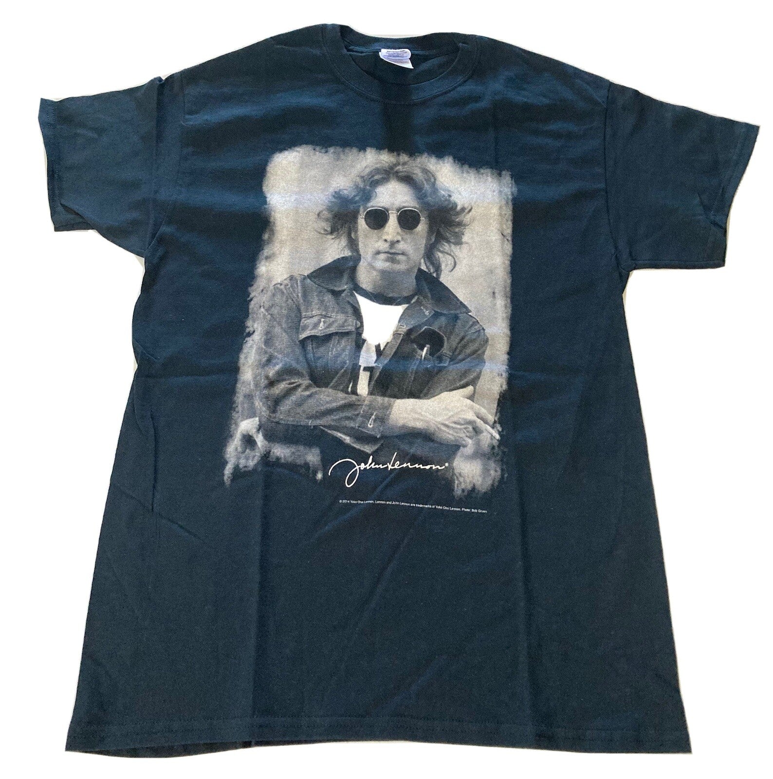 John Lennon 'GIve Peace A Chance" Mens Unisex Medium T-Shirt - New