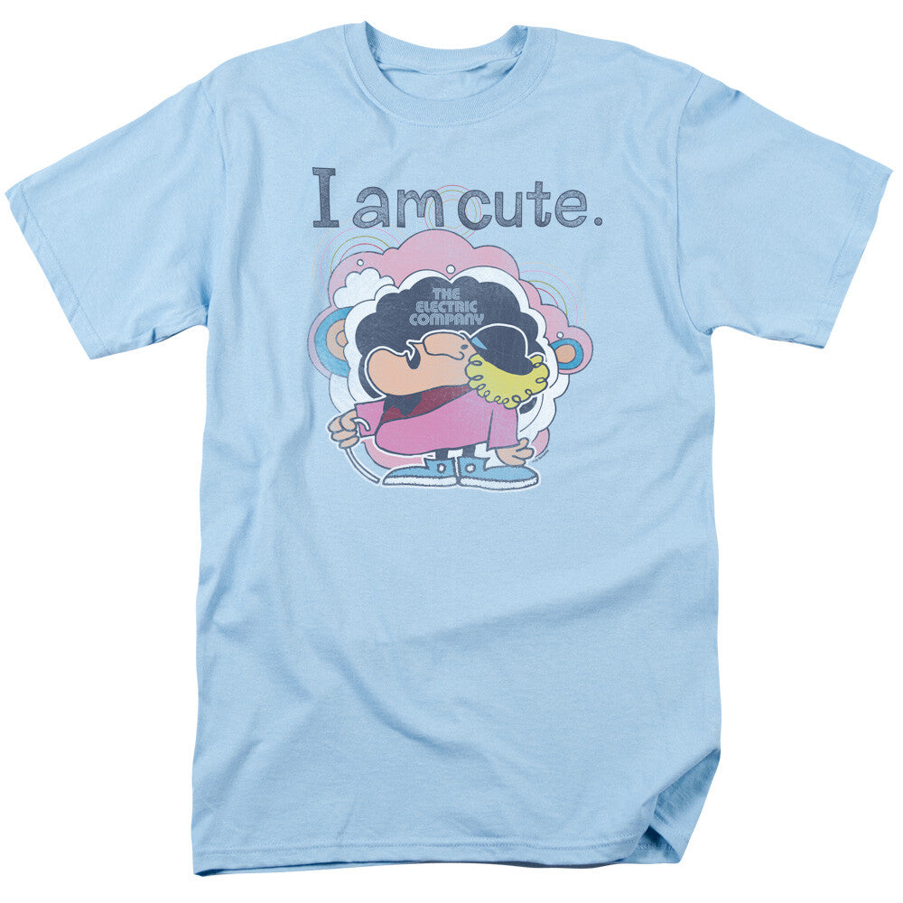 The Electric Company "I Am Cute" Mens Unisex T-Shirt -Available in Sm to 3x -new
