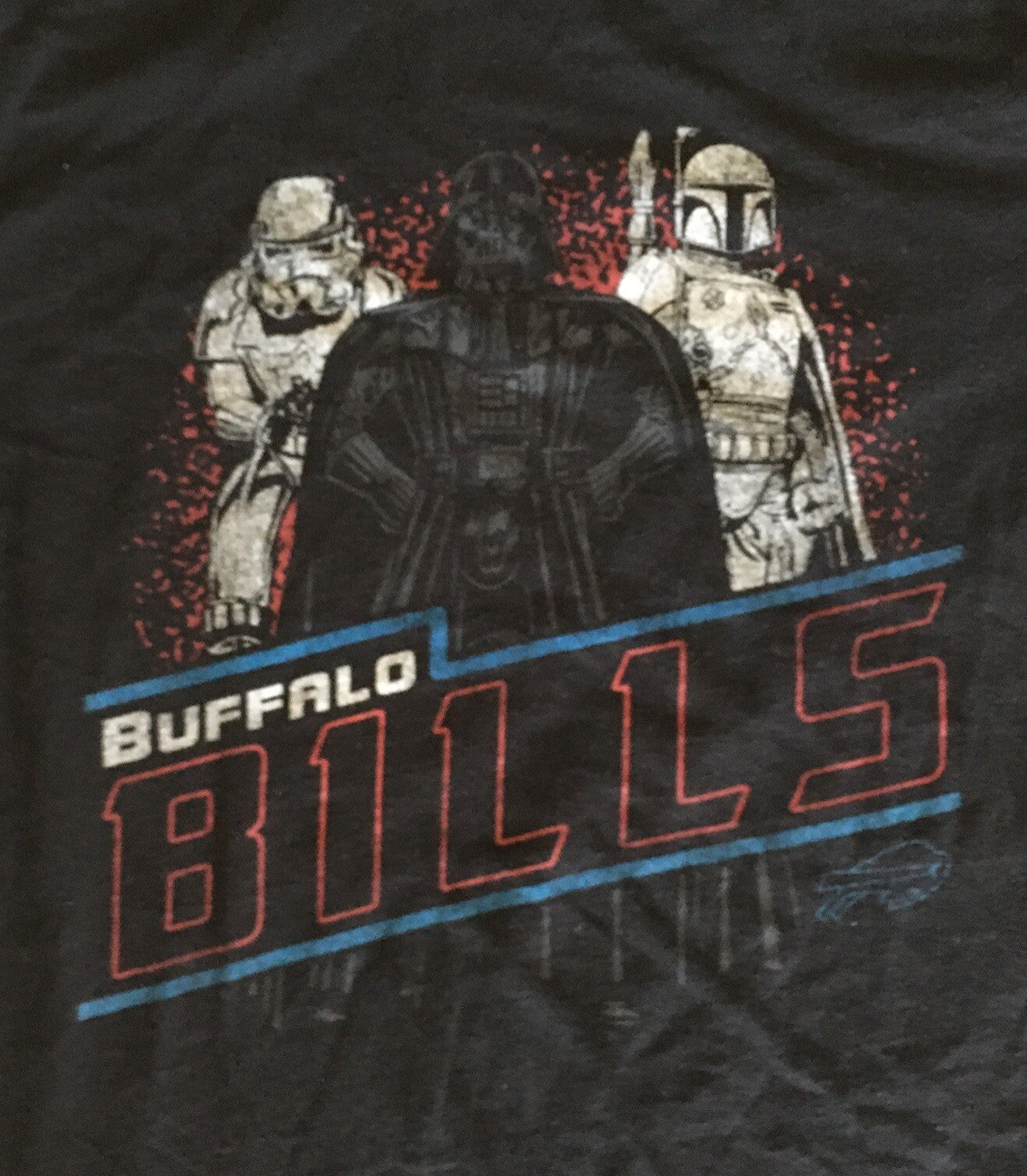 NFL Buffalo Bills "Star Wars" Men Small Unisex T-Shirt -Excellent Condition