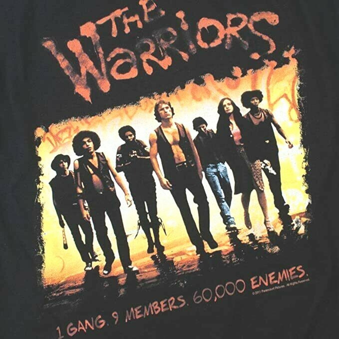 the Warriors "Movie Poster" Mens Adult Unisex T-Shirt -Available Sm to 5x -new