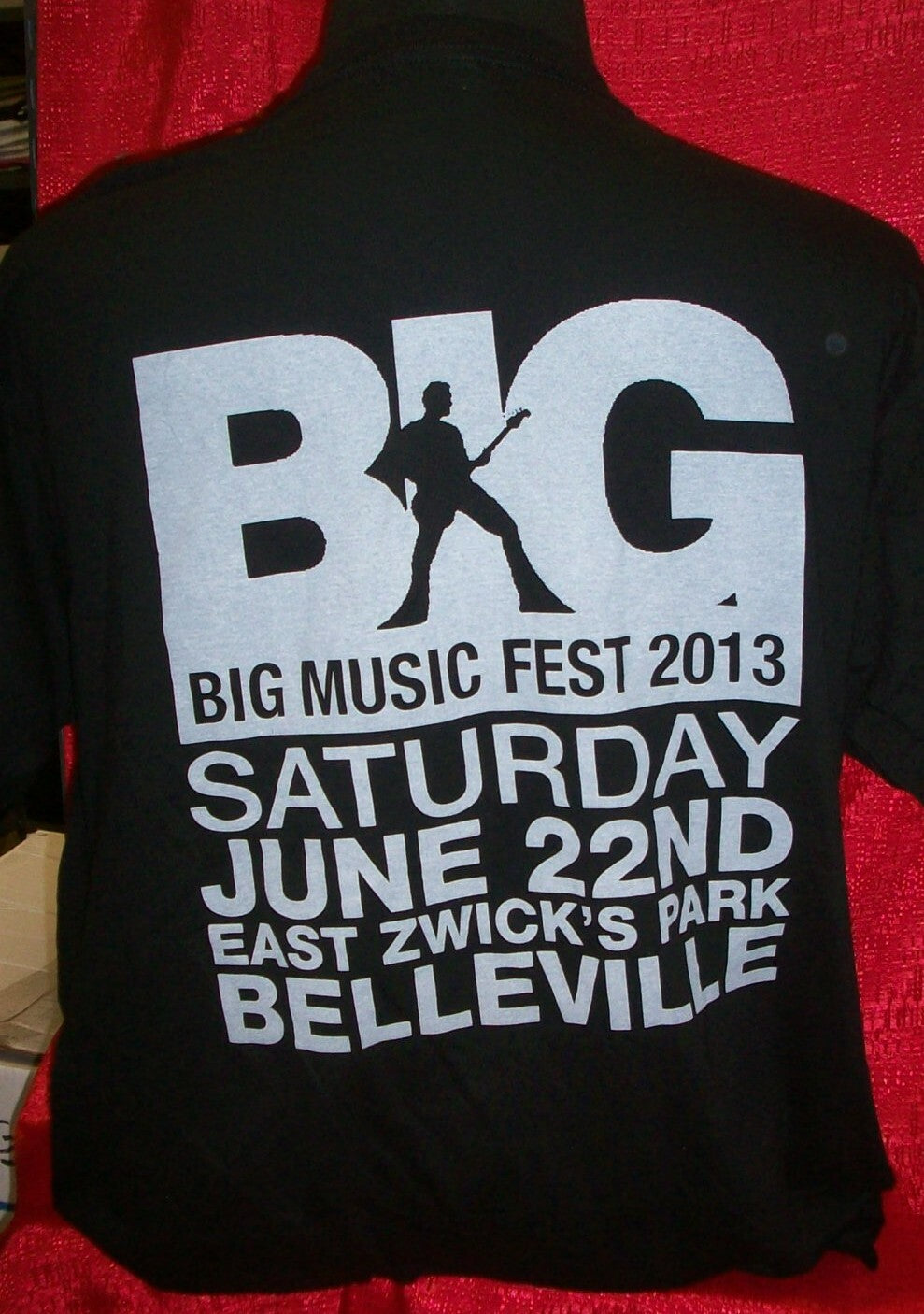 2013 Canadian Big Music Fest Mens XL Unisex T-Shirt - Burt Cummings & More