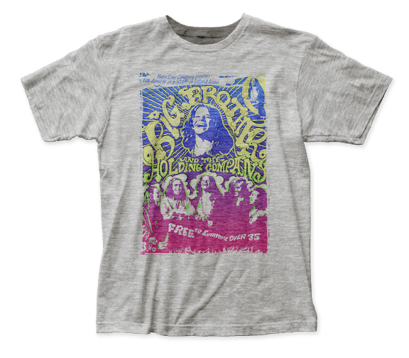 Big Brother & the Holding Co. with Janis Joplin Mens T-Shirt -Available S to 2x