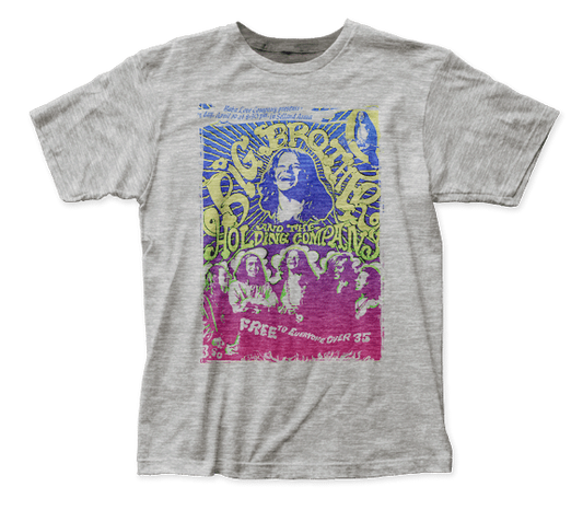 Big Brother & the Holding Co. with Janis Joplin Mens T-Shirt -Available S to 2x