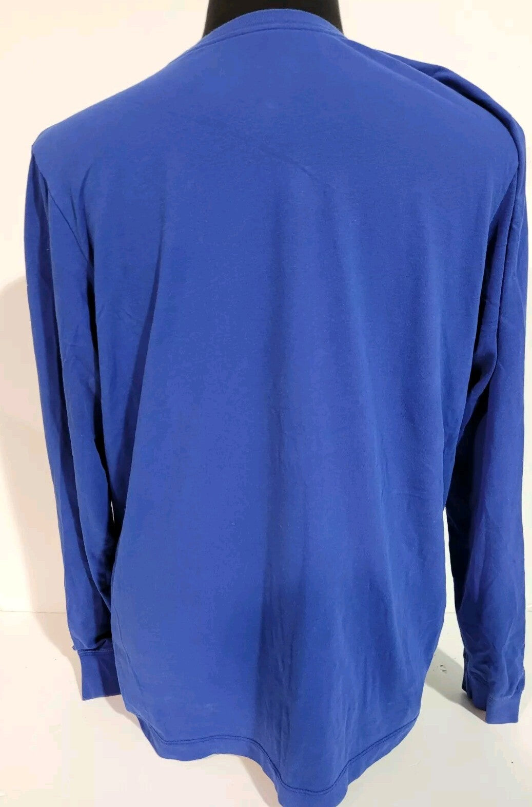 New York Giants Mens Unisex Large Polyester Long Sleeved T-shirt by Nike OnField