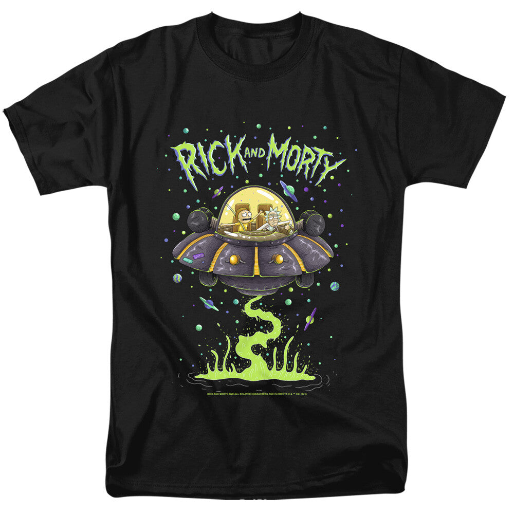 Rick and Morty "Drunk Ship" Mens Adult Unisex T-shirt -Available in Sm to 5x new