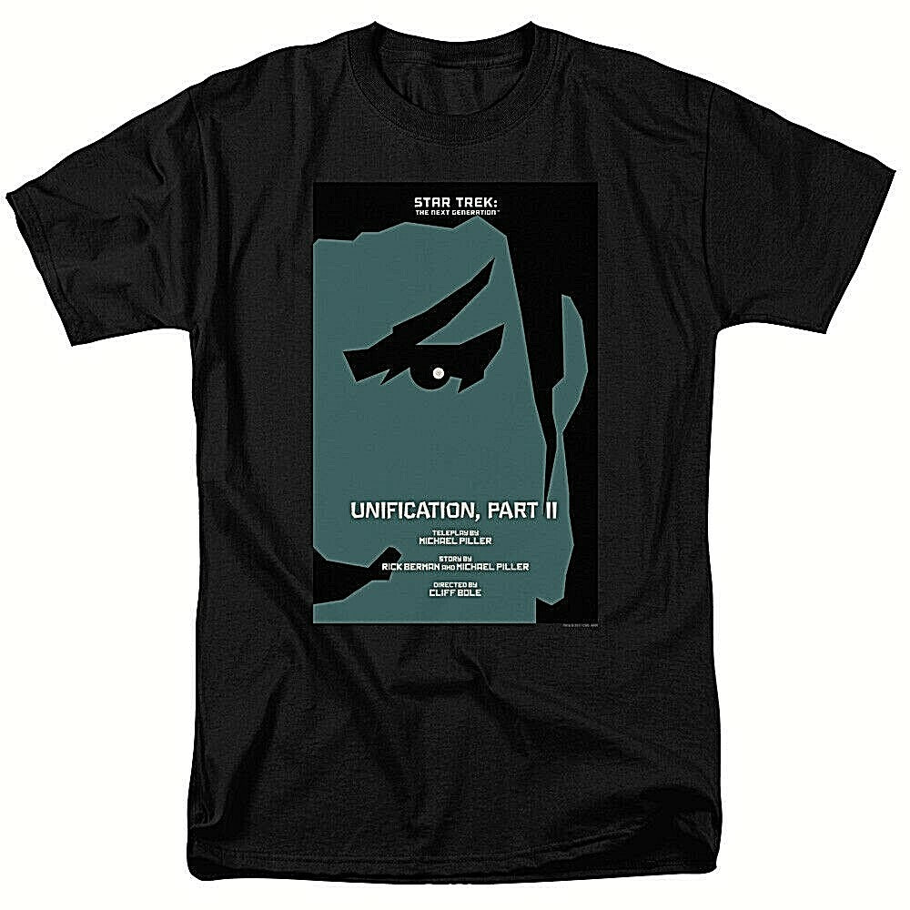 Star Trek: The Next Generation "Unification" Mens T-Shirt-Available Sm to 5x