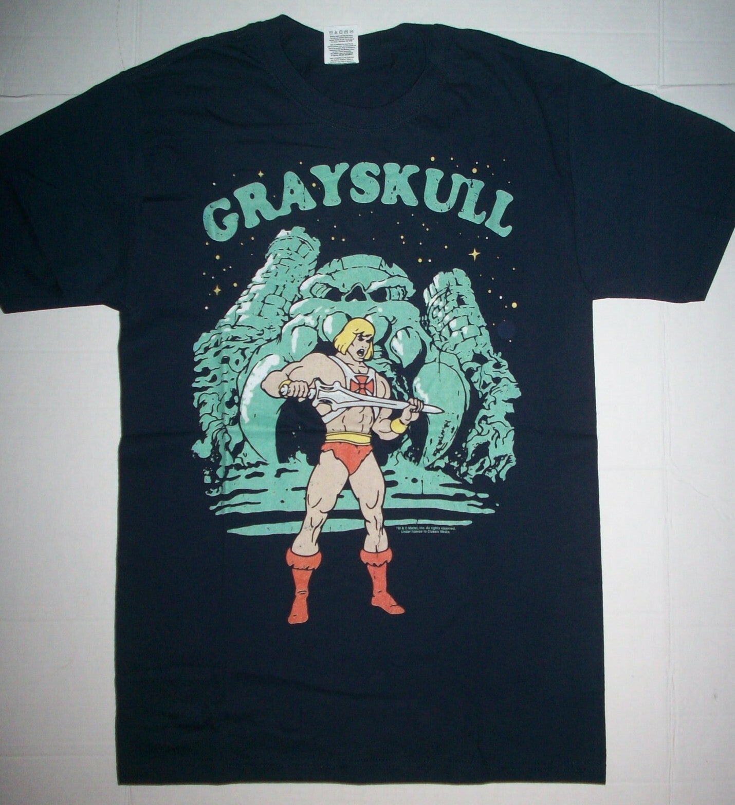 He-Man Grayskull Adult Unisex T-shirt - Available Sm. to 2XL