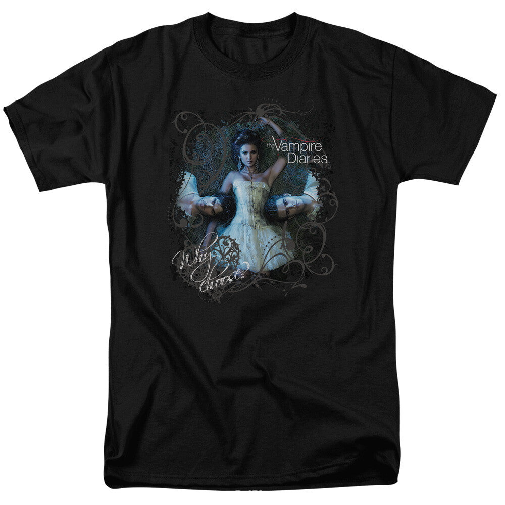 The Vampire Diaries "Why Choose" Men's Unisex T-shirt, Available in sm to 3x