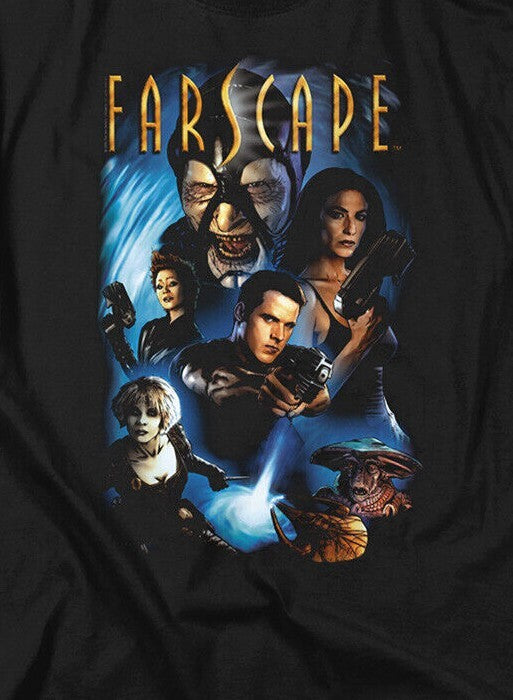 Farscape "Cast Poster" Mens Adult Unisex T-Shirt -Available Sm to 6x -new