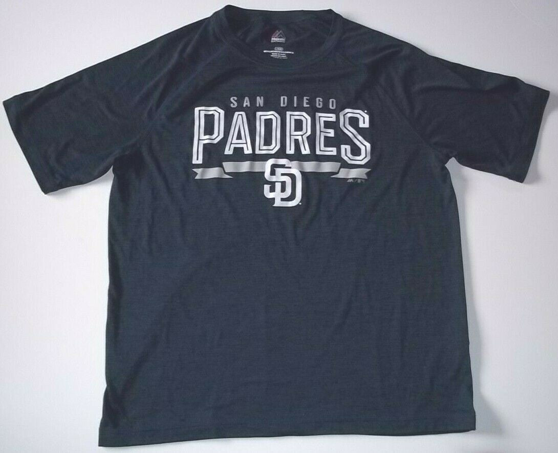 MLB San Diego Padres Mens Large Polyester T-Shirt - Gently Used