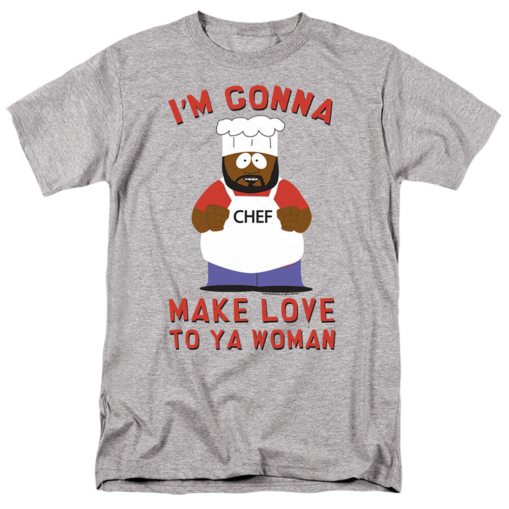 South Park, "Chef, Sweet Loving"  Mens Unisex T-Shirt Available Sm to 5x -new