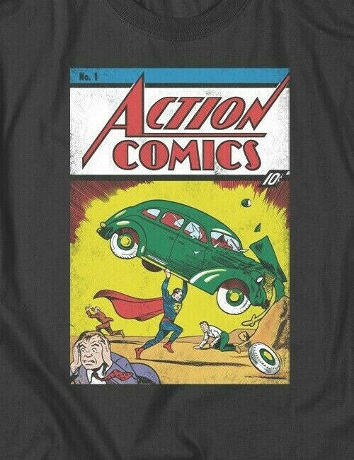 Superman "Action Comics #1" Mens T-shirt -Available Sm to 5x