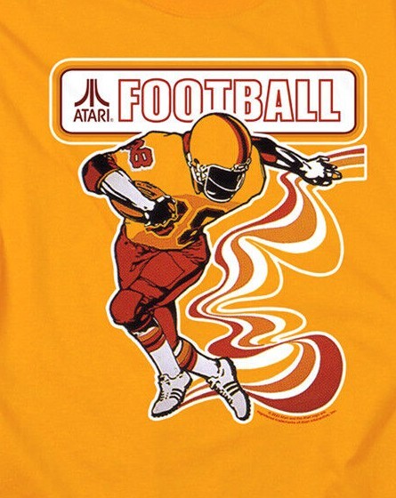 Atari Vintage Games "Football 1978" Mens T-Shirt, Available Sm to 3x -new