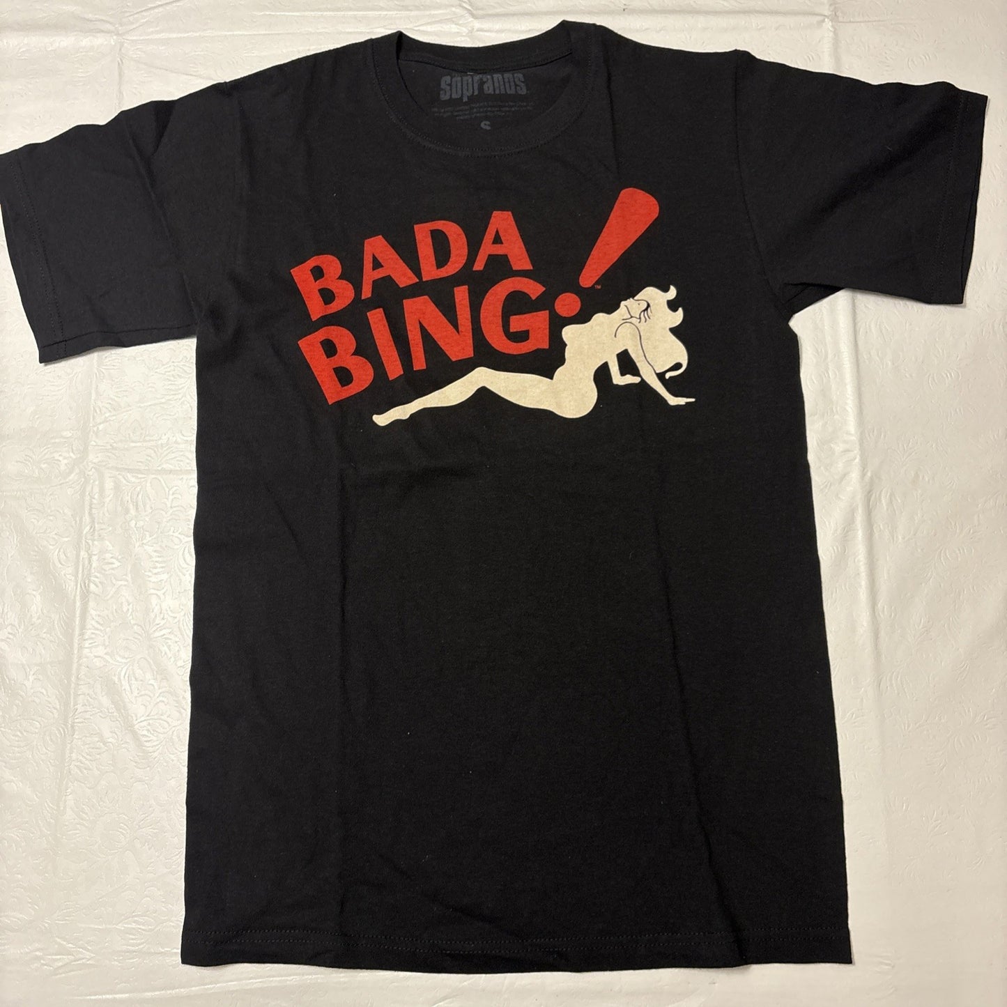 HBO Sopranos "Bada Bing!  Men Small Unisex T-Shirt - NOS
