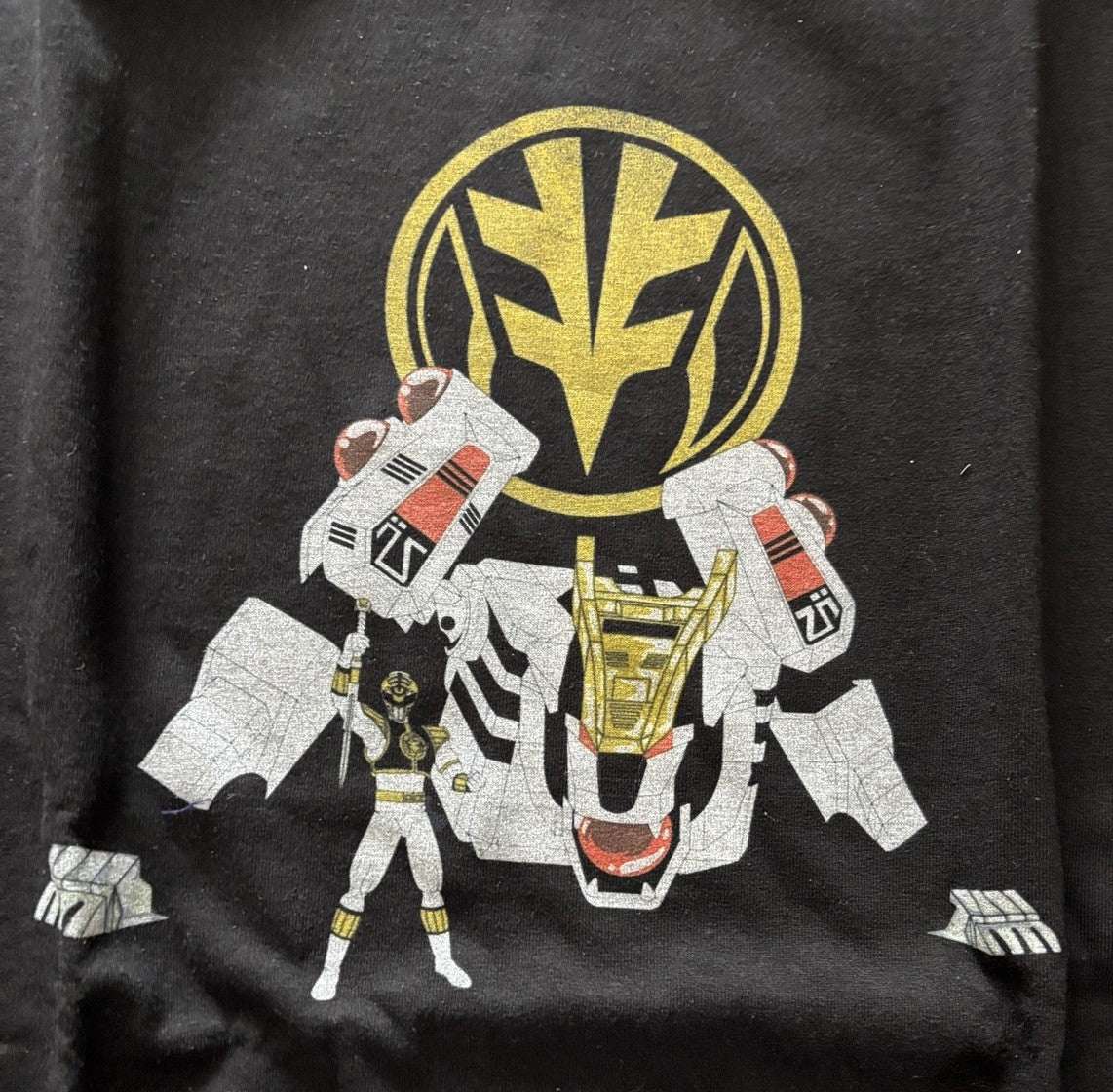 Mighty Morphin Power Rangers "White Ranger"  Mens xL  Unisex Graphic T-Shirt