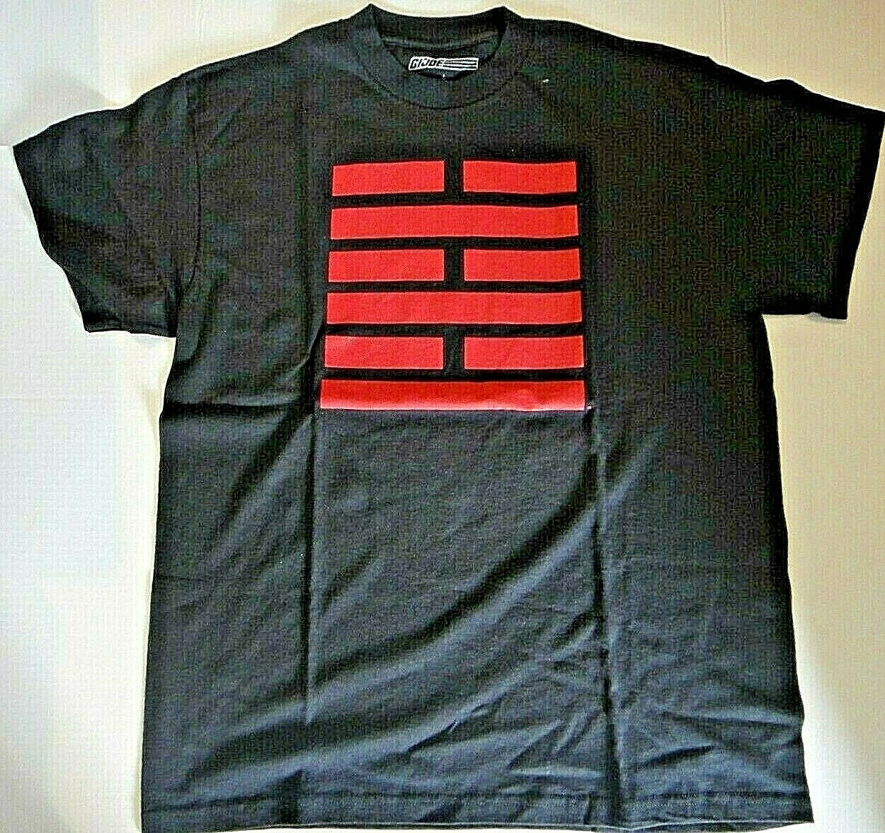 G.I. Joe Snake Eyes "Wall Logo" Mens Large Unisex T-Shirt -new