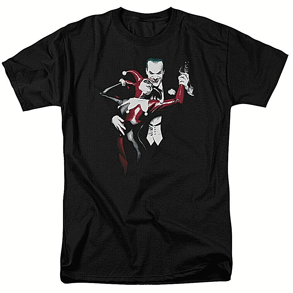 Joker & Harley Quinn (Alex Ross) Mens Unisex T-Shirt -Available in Sm to 5x -new